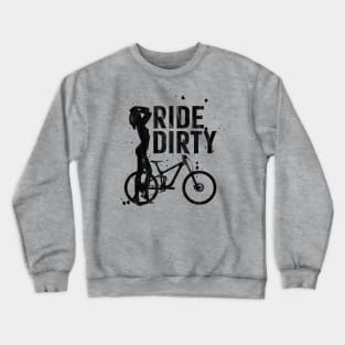 mountain bike mtb gift men cycling bicycle Crewneck Sweatshirt